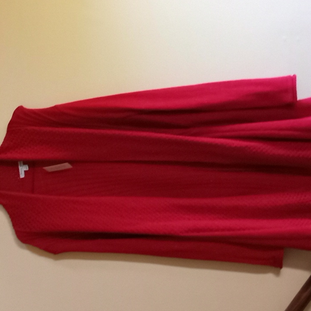 🎄Studio Works red sparkly sweater.
